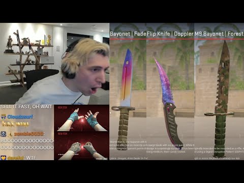 xQc Speechless after Trying The New CS Trade-Ups System & Getting Knives & Gloves