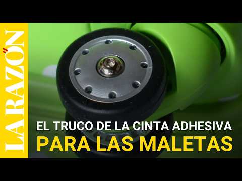 Por qué muchos viajeros están pegando cinta adhesiva a las ruedas de las maleta: la última tendenci