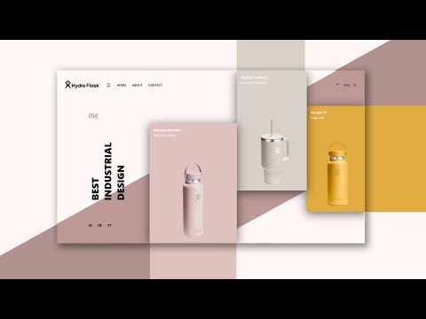 Create a Modern Product Landing Page with HTML, CSS & JavaScript