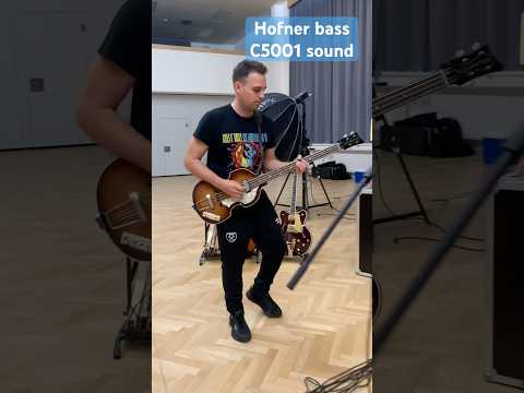 Hofner bass C5001 real The Beatles sound 🎸☝️🫶🍁 Watch in our new videos of The Beatles songs.