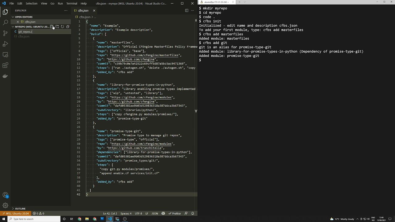 The CFEngine Build System - cfbs (Developer Demo)