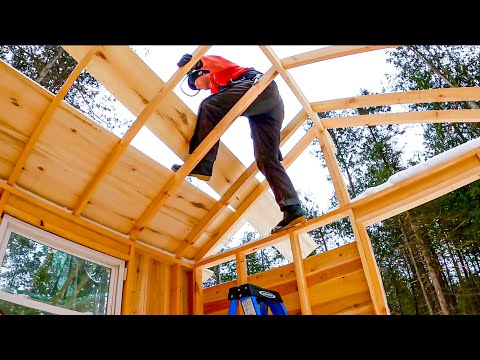 Milling Aspen Roofing for 95sq ft Man Cave/Tiny House. #69