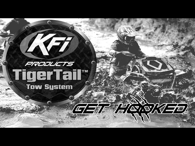 KFI TigerTail 12 Foot Retractable Tow System ATV UTV 2 in Mount 4