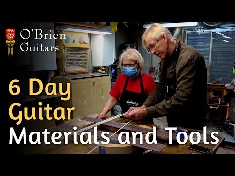 6 Day Acoustic Guitar Building Course - Materials and tools