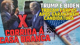 Donald Trump e Joe Biden trocam farpas!