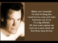 Randy Travis - Where Can I Surrender ( + lyrics 1999)