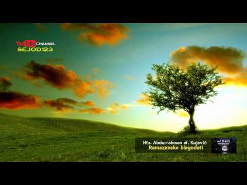 Hfz. Abdurrahman ef. Kujević - Ramazanske blagodati
