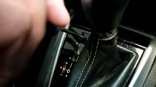 How to Release the Shift Lock on a 2014-2019 Toyota Corolla