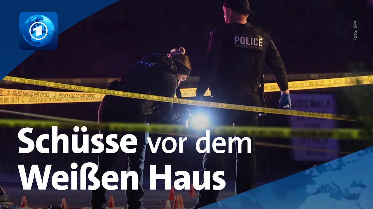 Schüsse vor dem Weißen Haus: Was über den Vorfall in Washington bekannt ist