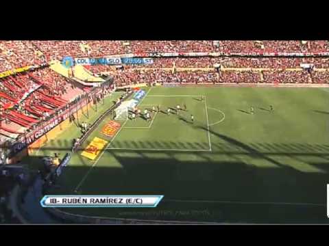 gol de ruben ramirez en contra colon 0 san lorenzo 1