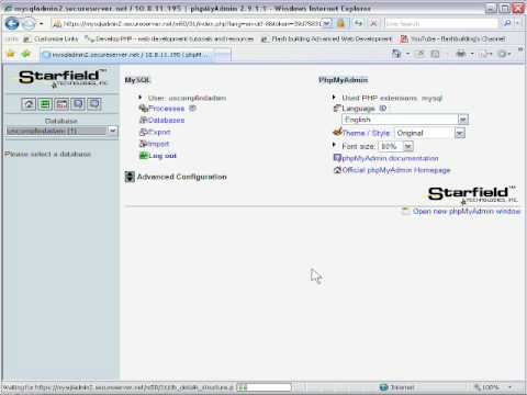 How to manually back up your MySQL databases from PHPMyAdmin