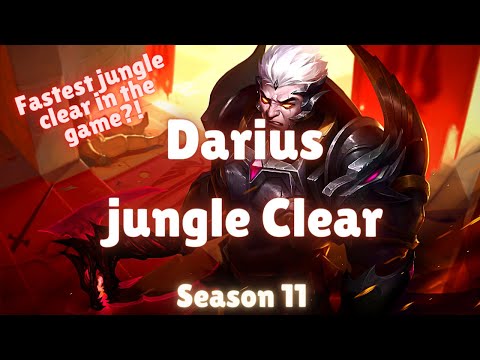 Darius jungle Clear | Season 11 | Darius jungle full clear Guide (best clear path) | Patch 11.8