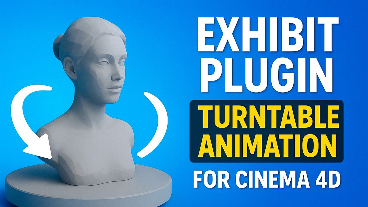 Create Professional Presentations in Seconds Cinema 4D Exhibit Plugin 3D Model