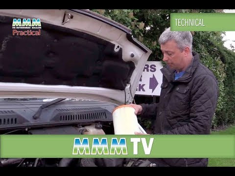 MMM TV technical - changing a Fiat Ducato-based motorhome air filter
