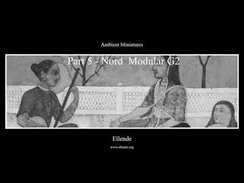 Miniatures 5: multitrack recording of sounds of Nord Modular G2 Engine only