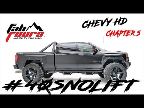 FAB FOURS CHEVY HD OPEN FENDER INSTALLATION GUIDE: Cutting Process