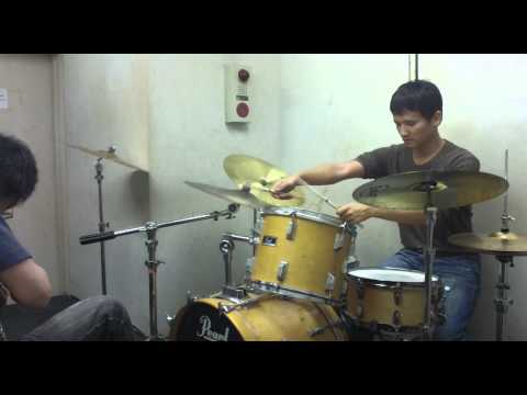practicing. king crimson "Fracture" cover 2012-10-21 video thumbnail