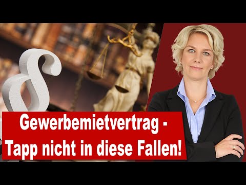 Gewerbemietvertrag: Tapp nicht in diese Fallen!