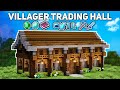 Minecraft Villager Trading Hall Tutorial How To Build