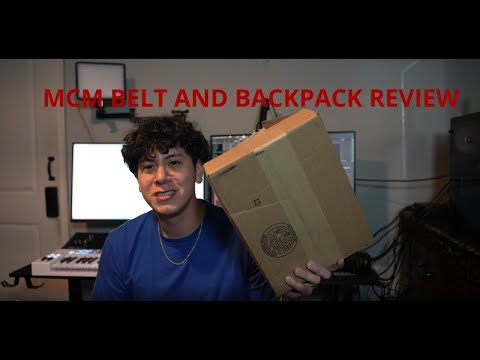 MCM Candy red belt and backpack review