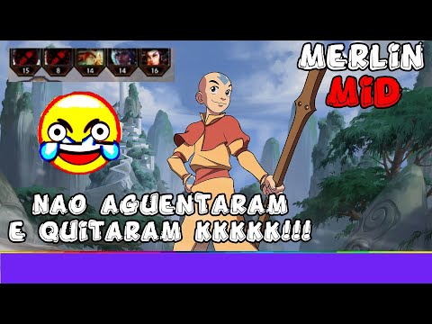 Não aguentaram a pressão e quitaram!!!! - Merlin MID - ft. Leo - SMITE GAMEPLAY BRASIL