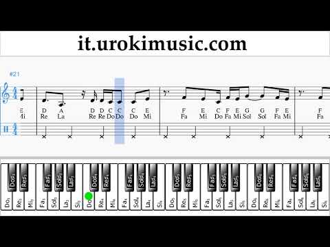Lezioni di Pianoforte (mano destra) DJ Khaled, Justin Bieber - No Brainer Tutorial Spartito um-ih276