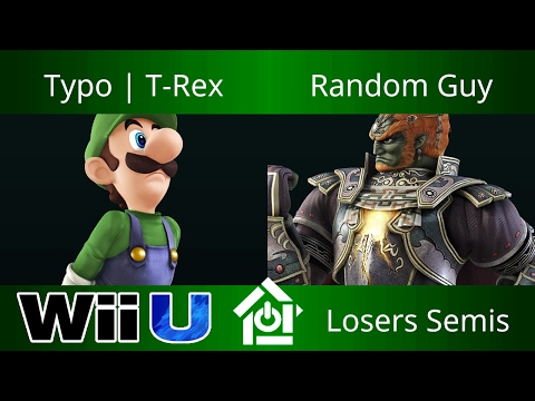 Typo WR 2/21/17 - Typo | T-Rex (Luigi) vs Random Guy (Ganondorf) - Smash 4 Losers Semis