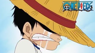 Shanks Gives Luffy his Hat