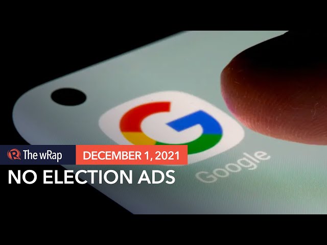 Google pausing election ads for 2022 Philippine elections