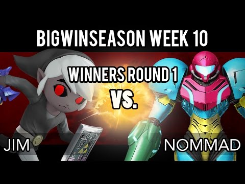 BigWinSeason Week 10 - Winners Round 1 - Jim (Toon Link) VS Nommad (Samus)