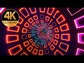 15 Hours 4k Abstract Fast Moving Relaxing Sci Fi Light Tunnel Screen Saver Seamless Loop Animation