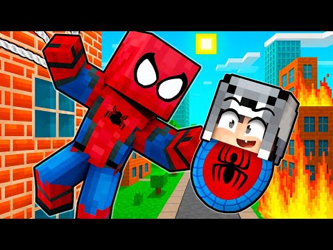 ÖRÜMCEK ADAM BENİ SAHİPLENDİ 😱 - Minecraft