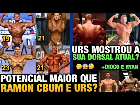 MÍDIA GRINGA COMPARA JOVEM A RAMON, CBUM E URS + URS MOSTRA DORSAL + DIOGO E RYAN