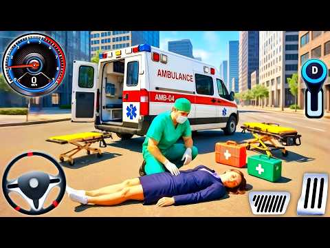 City Ambulance Rescue Driving - 911 Emergency Ambulance Simulation 3D - Android gameplay #2