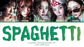 Download lagu le sserafim SPAGHETTI (Member ver.) lyrics (Color coded lyrics) mp3 Download lagu le sserafim SPAGHETTI (Member ver.) lyrics (Color coded lyrics) mp3