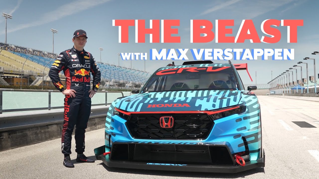 マックス フェルスタッペン × CR-V “The HPD Beast”「“F1王者”と“800馬力の野獣”の戯れ」