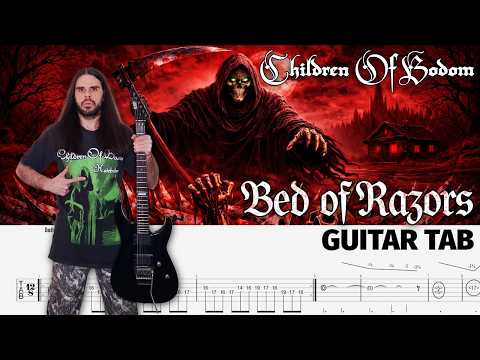 Children Of Bodom - Bed of Razors | Guitar TAB | Guitar Cover | Guitar Lesson