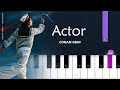 Conan Gray Actor Piano Tutorial