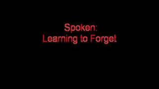 Spoken Learning to Forget