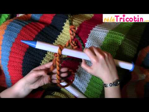 Cours de TRICOT 1° Monter les mailles pour "réaliser une écharpe géante"