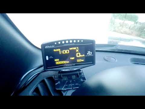 Defi zd advance on MX5 NC