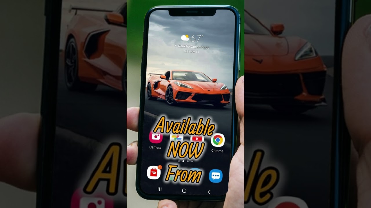 C8 Corvette iPhone and Android Wallpaper