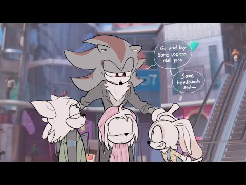 Соник встречает девушек! 🦇🦔🐇 Ёж Соник • КОМИКС ДУБЛЯЖ