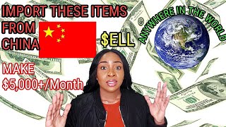 10 MOST PROFITABLE Items to Import From China 🇨🇳 & sell online ANYWHERE in the world 🌍 in 2023  💰 #2