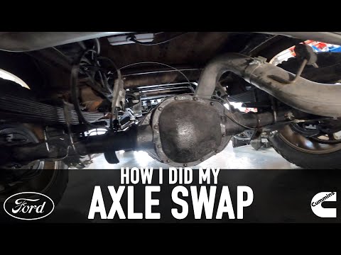 Dana Axle Swap my 1972 Ford F-250 Bumpside Fummins