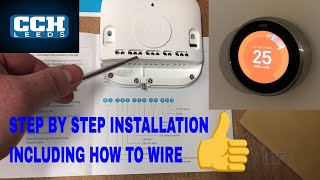 NEST LEARNING THERMOSTAT INSTALLATION - How To Wire
