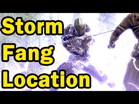 Skyrim: Best Two-Handed Sword (Stormfang Location)