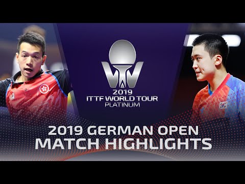 [2019 ITTF German Open] 정영식 vs Ho Kwan Kit 2019.10.9