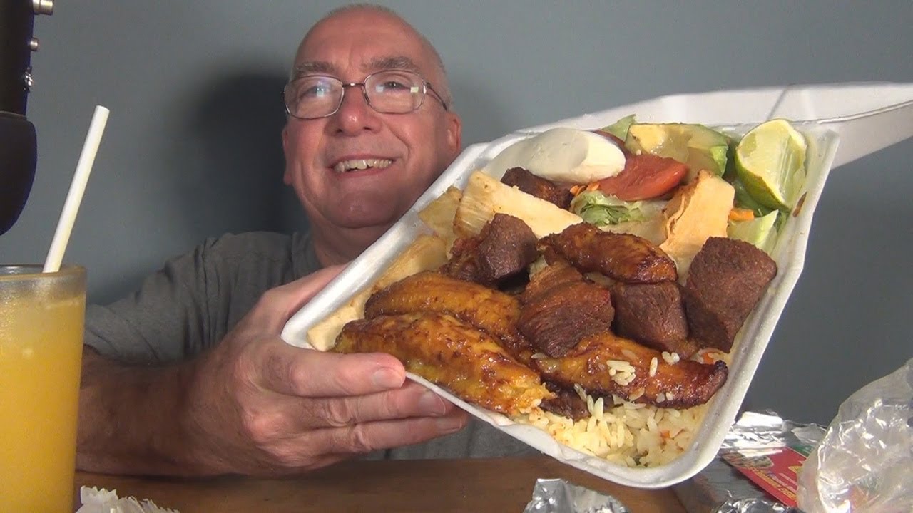 ASMR Eating Salvadoran Food for the first time