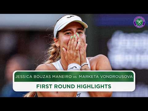 Reigning Champ STUNNED | Jessica Bouzas Maneiro vs Marketa Vondrousova | Highlights | Wimbledon 2024
